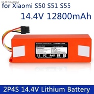 Xiaomi Battery 14.4V Lithium Battery Replacement Batteries 12800mAh for Xiaomi S50 S51 S55 Vacuum Cleaner Sweeper Accessories bp039tv