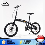 WTHB🔥Hot sale🔥20 Inch Folding Bike Variable speed Bicycle for adults 折叠自行车