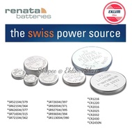 Renata Swiss 100% Original Battery 379/364/377/315/362/397/371/395/394/390/CR series (1Pcs)