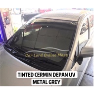 Tinted Cermin Depan UV Metal Grey/Front Screen/Cermin Besar Depan/JPJ Approve