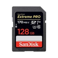 【SanDisk】Extreme PRO 128G SDXC SD UHS-I V30 U3 (公司貨)