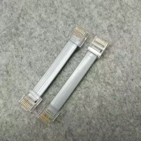 LAN Network Short Cat5e Ethernet Patch Cable Flat RJ45 Computer Cord for Router, Modem,Switch, Serve