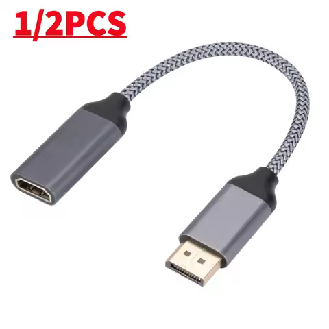 4K 60HZ DP To HDMI-Compatible Cable Adapter Male To Female Display Port DP To HDMI-Compatible Adapte