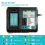 Bộ Sạc Siêu Nhanh DC18RF Cho Pin Li-ion Makita 14.4V-18V BL1860B BL1830 BL1415 BL1440 Với Màn Hình L
