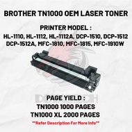 # brother OEM Compatible For DR1000 Laser Drum Kit / TN1000 Black Laser Toner Cartridge # [ Black On