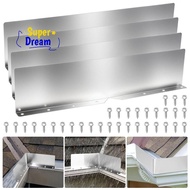 <Dream-t> 4Pcs Rainwater Valley Gutter Splash Guard Rain Drip Gutter Guard,Rain Drip Gutter Guard Fo