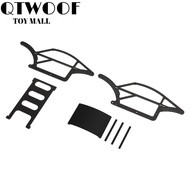 QTWOOF Carbon Fiber Chassis, 1/18 Scale RC Accessories RC Chassis Kit, Durable Lightweight RC Upgrad