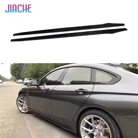 Side Skirts Carbon Fiber Lip Spoiler for Audi A3 S3 RS3 A4 S4 RS4 A5 S5 RS5 B8 B8.5 B9 A6 S6 RS6 C7 