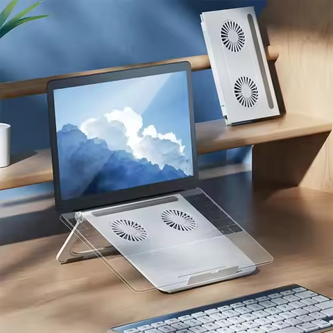 Laptop Cooler Silent Computer Cooling Fans Slim Portable Laptop Cooler Mute Base Game Laptop Stable 