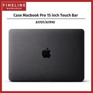 Macbook Pro 15 inch Touch Bar Case A1707 A1990 Matte Black Black Transparent Clear 2016 2017 2018 20