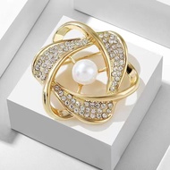 🔥MY ready stock🔥 Bros Bunga Kristal Berkilau ✨ 3 Dalam 1 – Untuk Tudung, Blaus & Anti Terselak TD62