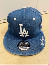 New Era 9FIFTY LA Dodgers Denim Snapback Cap 牛仔 cap 帽