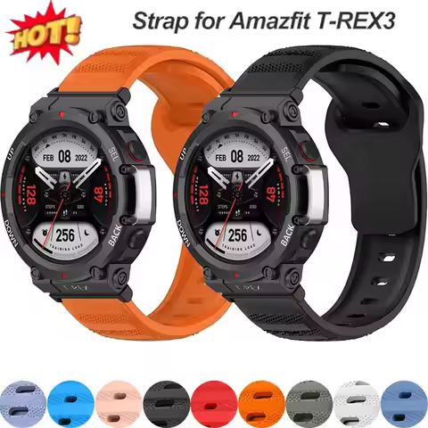 NEW For Huami Amazfit T-rex 3 T-Rex2/Ultra Silicone Strap Bracelet For Amazfit T-Rex/T-Rex Pro Wrist