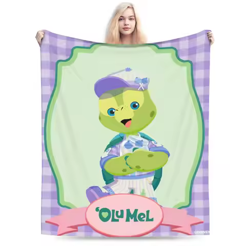 Duffy And Friends Blankets Flannel All Season Olu Mel Breathable Super Soft Throw Blanket for Bed Co