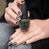 พร้อมส่ง OPI - Things I’ve Seen in Aber-green ยาทาเล็บเนื้อครีม สีเขียวทหารเท่ห์ๆ สีเขียวเข้มๆตุ่นๆ 