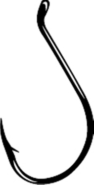 Octopus NS Black Hook Size 2/0 25 Per Pack Gamakatsu Octopus NS Black Hook Size 2/0 25 Per Pack