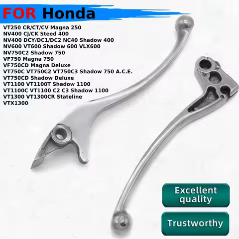 Motorcycle FRONT BRAKE & CLUTCH LEVERS For Honda VT600 Shadow 600 VLX600 NV750C2 VF750 VF750CD VT750