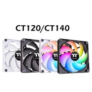 ThermalTake CT ARGB 120mm 140mm case fan 2-fan package CT120 CT140 PWM ARGB regular reverse case fan
