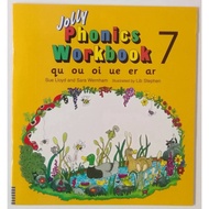 C Yellow Cover Jolly phonics workbook 7 Group 7-qu ou oi ue er ar: In Precursive letters