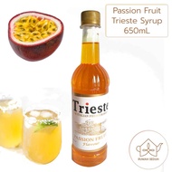 650 ML Passion Fruit Syrup Trieste - Passion Fruit Syrup - Marquisa Syrup - Passion Fruit Syrup