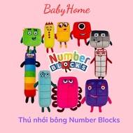 Nurtureblock plush toys children's educational number blocks stuffed toys QRUO