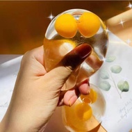 Transparent Simulation Squishy Egg Decompression Pinch Toy Decompression Vent Slow Rebound Mochi Squeeze ToyAdult and children