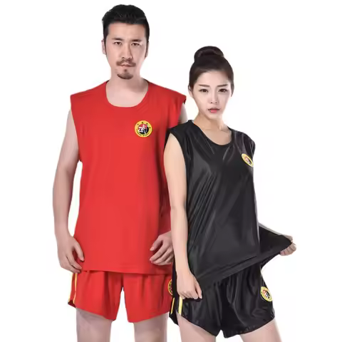 Adult Boxing Uniform Sanda Suit Wushu Sanda Combat Shorts Muay Thai Shorts Martial Arts Training Com