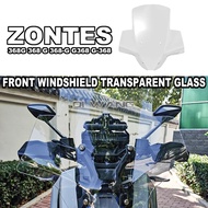 Motorcycle Front Windshield Modified Model Heightened Transparent Windshield FOR ZONTES 368G 368 G 3