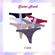 Gstring จีสตริงไร้ขอบ ผ้าสีพื้น กางเกงในเซ็กซี่ G606 Sister hood