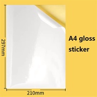 A4 Sticker paper printable Vinyl Sticker 500 PCS Matte Surface Paper For Laser Inkjet Printer Copier