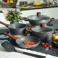 Cypruz Marble Grey Series Induction Pan Induction Pot