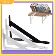 【ELCT】2 x Metal Shelf Bracket L Shape Thickened Corner Brace Shelf Right Angle Bracket