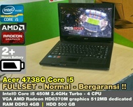 Laptop Gaming Acer Core i5 VGA Ati Ready Pes 2017