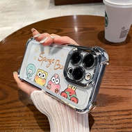 For Honor 400 Pro 400 Lite 50 X30i Huawei P30 P40 Pro Lovely SpongeBob Soft Airbag TPU Protect Case