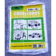 (ready stock) 4mx5m disposable hdpe plastic sheet