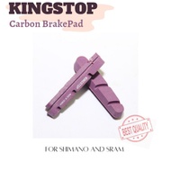 Kingstop Carbon Pad Brek Roadbike Road Carbon Wheel Brakepad Roadbike Brake Pads