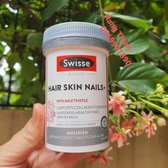 (bill Úc) Viên đẹp da móng tóc Swisse Hair  Skin Nairs  100v và 60v