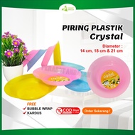 1 LUSIN PIRING PLASTIK CRYSTAL