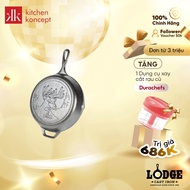 Lodge Deer Bottom Cast Iron Pan - 26cm