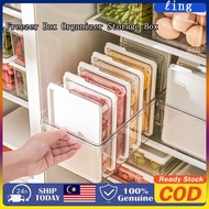 Freezer Box Organizer Storage Box Container Stackable Freezer Transparent Fresh Food Storage Vegetab