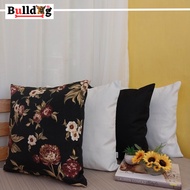 THROW PILLOW CASES 45 X 45 CM/ 18 X 18 INCHES W/ ZIPPER (NOT BACK TO BACK) FRONT DESIGN, PLAIN BACK