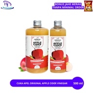 Cuka Apel Original Apple Cider Vinegar 500 ml / Cuka apel untuk asam urat Cuka apel vinegar with mot