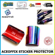 Aceoffix Bicycle Sticker Electroplating Protector For Brompton Folding Bike Frame