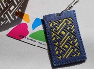 窗花儲值卡套(卐字-藍色)