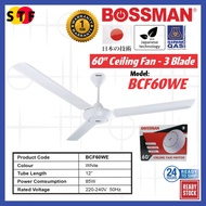 Bossman 60" Celling Fan 3 Blade (ceilling kipas 60")