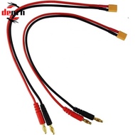 For XT30 Male to 4mm Banana Female Charging Cable 30cm 16AWG Silicone Jacket