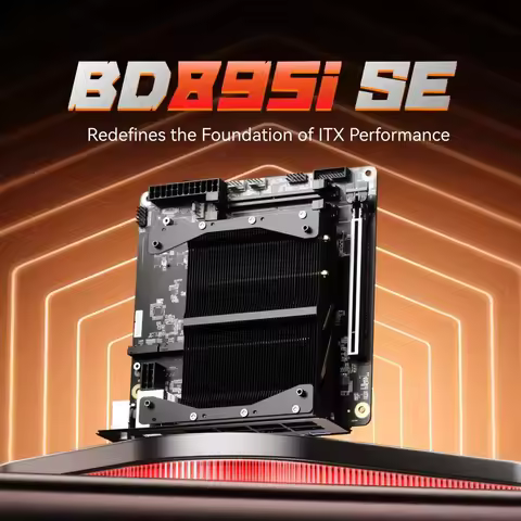 MINISFORUM BD895i SE AMD Gaming Motherboard Ryzen 9 8945HX 16C/32T 2*DDR5 2*NVMe PCIe5.0 x16 2.5G LA