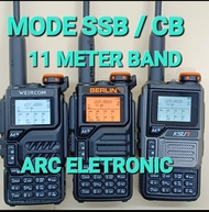 HT BERLIN BL 55B MODE SSB CB 2.2 MHZ SAMPAI 1350 MHZ walkie talkie