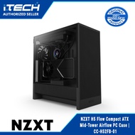 NZXT H5 Flow Compact ATX Mid-Tower Airflow PC Case | CC-H52FB-01