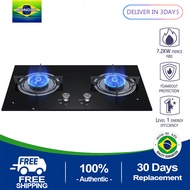 MONDIAL Gas stove double burner Gas stove burner Built in burner gas stove Stove 2 burner Double burner gas stove downwind firepower Liquefied gas stove Desktop stove Household Apply to Liquefied gas